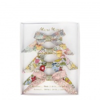 Liberty Print Floral Bow Hair Clips Meri Meri